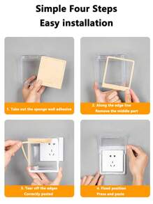 一体式防水插座盖 - 为插座提供全面覆盖，防止手指触电事故，并防止雨水侵入。具有高效绝缘、易于安装和粘合固定等特点。这款绝缘防水盖采用 ABS 材料制成，是浴室插座、户外插座和厨房插座的理想选择，是任何插座的必备配件。