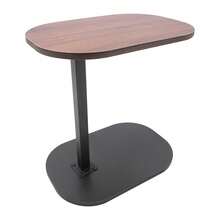 YUNRUX Mesa lateral Mesa de centro em formato C Mesa para laptop Mesa para sofá Mesa de centro