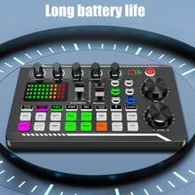 A Complete Audio Mixer Equipment Set, Professional Recording Studio Package For Live Streaming, Broadcasting, Recording, And Karaoke. - Black - View 5