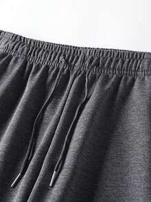 2 Peças Conjunto Esportivo Masculino, Conjunto Esportivo Casual com Capuz, Roupas de Outono