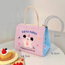 1 件卡哇伊午餐袋可爱午餐盒女士可重复使用午餐袋手提包保鲜袋冷藏手提包野餐工作、夏季户外食物袋、野餐露营袋