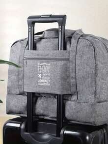 新款时尚户外折叠旅行行李收纳袋，大容量便携式收纳袋（可挂在行李箱手柄上），多功能收纳盒配件。 - 彩色 - 查看 3