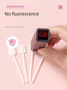 30pcs Individual Wrapped Gum-Free Newborn Baby Oral Care Cleaner, Disposable Gauze Material Wavy Brush Head For Cleaning Baby's Oral Cavity & Tongue Coating