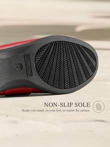 Women's Flats Arch Support Comfortable Casual Ballet Mary Business Office For Women Dressy And Work Ankle Strap Dress Flats Shoes - 紅色 - 查看 5