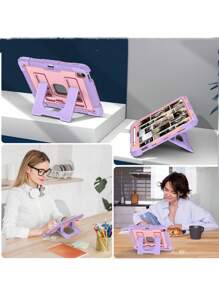 1 件大号支架平板电脑保护套,带肩带,兼容 iPad Mini 6 (2021)/Mini 7 (2024)、iPad 10.2 7th 8th 9th (2019/2020/2021)、iPad 10th 10.9 (2022)/iPad (A16) 11" (2025)、iPad Air 4 10.9 (2020)、iPad Air 5 10.9 (2022)、iPad Air 11 M2/M3 (2024/2025)、Tab A9 Plus 11",带铅笔插槽 - 彩色 - 查看 6