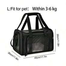 1 Túi đựng thú cưng đa năng, Ba lô đựng mèo có dây đeo vai, Túi xách chó thoáng khí dùng ngoài trời - Nhiều màu - Xem 12