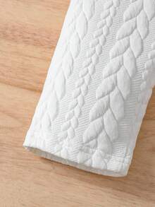 Conjunto de 3 piezas para bautizo de niño: body de manga larga con chaleco de punto trenzado de solapa + pantalones + gorro, traje lindo para ceremonia de bautizo