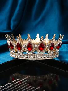 1 pièce Accessoire de couronne de mariée européenne pour robe de mariée, article pour anniversaire et cadeau pour adulte. Accessoires de la Saint-Valentin - Argent - Voir 8