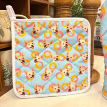 Personalized Pet Face Oven Mitts, Customized Face Oven Mitts, Your Photo Oven Mitts, Chef Gifts, Baking Oven Mitts, Fun Gifts, Oven Mitt And Pot Holder Set, Personalized Oven Mitts, Personalized Pot Holders, Personalized Kitchen Gifts, Custom Personalized Oven Mitts, Bridal Shower Oven Mitts, Mother's Day Kitchen Gifts Customized Kitchen Set - Multicolor - View 2