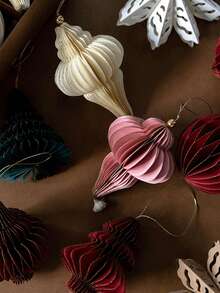 1/3pcs Christmas Tree Honeycomb Ball Pendant, Creative Honeycomb Lantern, Christmas Tree, Suitable For Thanksgiving, Christmas Party Home Decoration Christmas Decorations Room Decor Winter