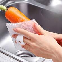 Wearable Finger Scrubber Brush | Multi-Purpose Flexible Cleaner For Produce, Dishes, Cutting Boards & Tight Spots - Multicolor - View 2