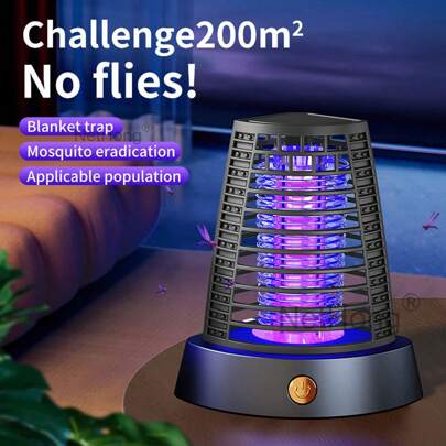 NetHong 2025 NEW Electric Shock Mosquito Killer Household Mosquito Killer Outdoor Camping Lamp Charging Lighting Mosquito Killer Lamp