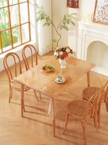 透明桌垫，柔软玻璃桌布，PVC防水防油可水洗耐热咖啡桌垫，桌面垫，水晶板