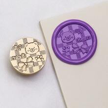 泰迪熊和蝴蝶结系列 - 适用于情书、邀请函、节日贺卡、日记、剪贴簿、DIY 工艺品 - 金色 - 查看 8