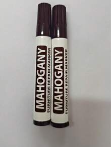 4 件装木制家具修复笔 - 适用于地板、桌子、书桌、床的防水污渍和划痕覆盖涂层 - 适用于艺术和工艺品的木质表面修复笔，多色调