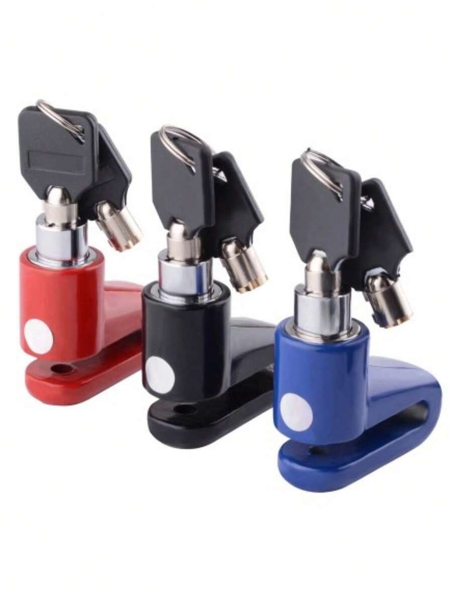 Motorcycle Disc Lock Anti-Theft Universal Padlock Lock - 彩色 - 查看 1