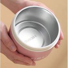 1 pièce Boîte à bento isotherme avec couvercle, compatible micro-ondes, étanche, convient aux travailleurs de bureau, aux adolescents et aux étudiants - lavable à la main, idéal pour la cafétéria et l'utilisation dans la cuisine domestique, Cuisine, Cadeau de Noël - 1 pièce - Voir 4