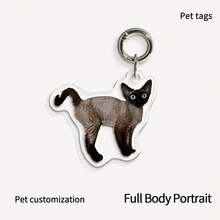 1pc Customized Photo Keychain, Acrylic Pet Photo Keychain, Personalized Photo Gift, Unique Gift For Boyfriend/Girlfriend, Husband/Wife, Dad/Mom, Valentine's Day, Birthday, Youth Anniversary, Father's Day, Mother's Day, Couple Gift, Customized Photo Keychain | Personalized Keychain | Anniversary Gift | Gift For Him | Gift For Her | Christmas Gift | Customized Logo Keychain