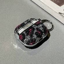 Leopard Print Rhinestone Compatible With AirPods Pro, Luxury Wireless Bluetooth Earphone Case For AirPods Pro 1/2/3/4/5 - Multicolor - View 6