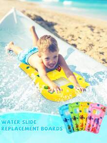 Inflatable Boogy Boards For Beach Travel Toys, Inflatable Body Board Slide Rider And Pool Float Toy Swimming Pool Floating Learn To Swim, Inflatable Body Board For Water Slides Pool Party Float Toy Lawn Water Slide Replacement Boards For Kids Outdoor Backyard Water Party Favors Summer Weekend Fun - View 6