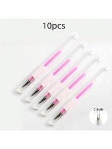 2支/4支装白色眉毛微雕定位笔，皮肤标记笔，眉毛永久化妆定位标记工具 - 彩色 - 查看 17