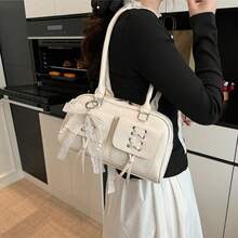 Women Shoulder Bags - Beige - View 7