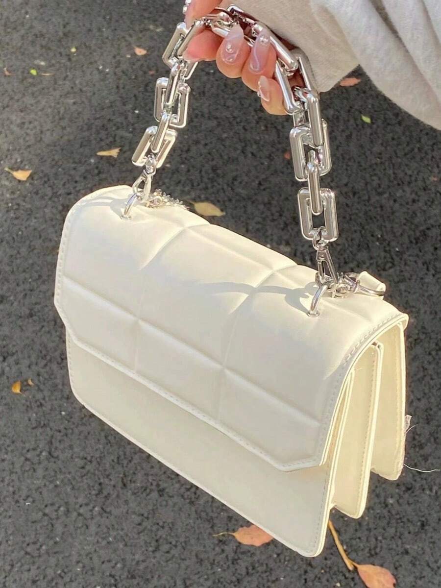 Women Fashion Backpacks - 白色 - 查看 1