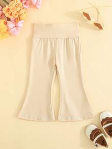 3pcs/Pack Baby Girls' Cute Casual Pants, Multiple Colors - Multicolor - View 3