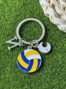 个性化排球钥匙扣礼品，送给段街运动员的礼物，感恩节和圣诞节礼物 - 黃色 - 查看 53