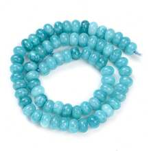 1 Strand 70pcs 8x5mm Multicolor Abacus Natural Stone Loose Spaced Beads - Olivine, Aquamarine, Tourmaline, Garnet, For Jewelry Making, Bracelets, Necklaces, Earrings DIY Fashion Accessories, Vibrant Stone Craft Supplies - Multicolor - View 26