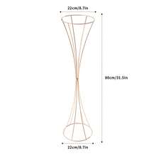 JUSODIN Pack Of 10 Gold Wedding Centerpieces Table Vase, 80 Cm Tall Metal Trumpet Vase, Street Guide For Wedding Party Dinner Centerpiece, Flower Stand For Christmas Anniversary Decoration - Gold - View 4