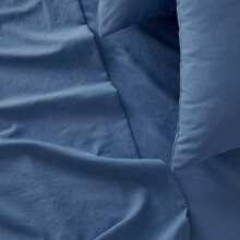2000TC Egyptian Cotton Sheet Set - Breathable Bleach-Free,Soft Bed Sheet Set Hotel Quality Bedding Sheets - Màu xanh đại dương - Xem 3