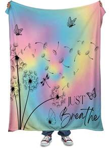 Hippie Throw Blanket Sun Moon Stars Bohemian Style Throw Blanket Astral Blanket Double-Sided Polyester Home Decor Bedding Sofa Recliner Cover Hippie Room Decor Black Purple 76.2cm X 101.6cm - Powder Green 008 - View 16