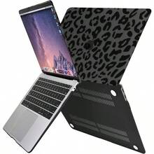 DCompatible With Book Air 13 Inch Case 2022 2021 2020 2019 2018 Release A2337 M1 A2179 A1932 Retina Display Plastic Leopard Grain Hard Shell CaseandKeyboard CoverandScreen Protector Black7001 - màu đen - Xem 3
