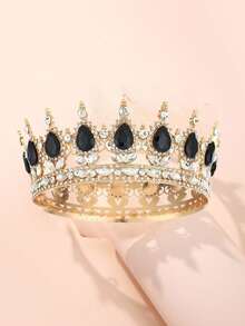 1 pièce Accessoire de couronne de mariée européenne pour robe de mariée, article pour anniversaire et cadeau pour adulte. Accessoires de la Saint-Valentin - Argent - Voir 18