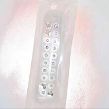 Ear Acupuncture Jewelry Beads Type 20 Beads Stainless Steel Ear Acupuncture Stickers Home - L - 查看 2