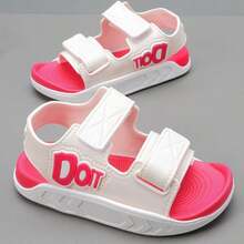 Kids Flat Sandals - Hot Pink - View 5