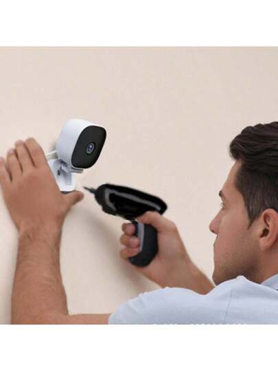 1pc Small Sized High Definition Square Two Way Voice Wireless WiFi Network Camera. It Has Night Vision Function, The Bracket Can Be Rotated. Is Powered By USB. Security Device Monitoring Babies, Elderly Indoors Outdoors, As Well Family Pets. view 10
