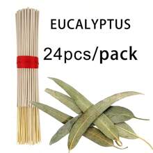 22 cm/8,66 cala Czyste bambusowe kadzidełka, niski popiół, 24 szt./opakowanie, 12 różnych zapachów, odpowiednie do domu, hotelu, pokoju, długotrwały zapach eliminujący nieprzyjemny zapach i oczyszczający powietrze