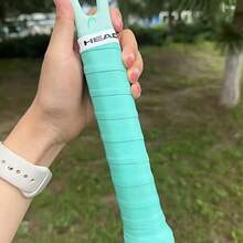 1pc Professional Flat Hand Glue Cushioning And Shock Absorbing Film Comfortable And Shockproof Wrist Protection For Badminton Racket Fishing Rods Motorcycle And Bicycle Handlebars, Sports Accessories - Multicolor - View 7