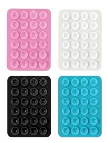 4 pezzi/2 pezzi Impugnatura in silicone per telefono, adatta a tutti i modelli di telefono, supporto adesivo per telefono, maniglia adesiva per telefono senza mani, supporto per impugnatura del telefono per selfie e video compatibile con , telefono Android, regalo per compleanni, famiglia, amici, supporto per telefono, accessori per telefono