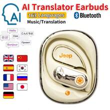 Jeep EW128 人工智能翻译耳机无线耳塞式立体声音乐耳机带麦克风挂耳式游戏运动耳机 - 均碼 - 查看 4