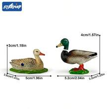 [Certified For Children] Forest Animals Figurines Woodland Animals Model Kit, Miniature Realistic Plastic Wild Forest Animals For Cake Toppers, Birthday Party Favors, Cupcake Toppers, And Kids Birthday Gifts - Multicolor - View 31