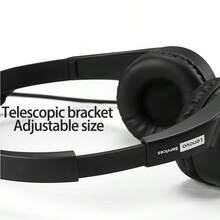Lenovo Headphones E01 Professional Noise Reduction Single-Sided Rotatable Microphone Headset Anti-Tangling Wire Suitable For Computers/Notebooks/Tablets/Mobile Devices Head-Mounted Wired Headset Black Single USB Black Single USB - Black Single USB - View 6