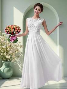 Women Dresses - trắng - Xem 5