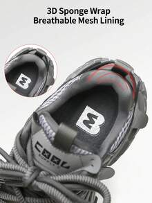 somiliss 1 Pair Women's Lace-Up Casual Sports Shoes, Slip-Resistant, Breathable Mesh Upper, Comfortable For Students, Running, 2025 Autumn New Personalized Pineapple Sole, 6cm Platform, Low-Top Outdoor Walking Shoes, Gray