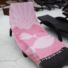 土耳其制造 Peshtemal 沙滩巾 - 轻质土耳其毛巾 - 100x180 厘米 - 柔软、快干、紧凑 - 适合海滩、沐浴、水疗和日常使用