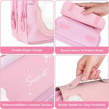 Office & Stationery Storage Set - Pink Kittens - View 4