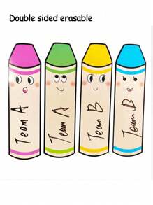 hoojojo 10 Peças de Cartões com Formato de Lápis, Cartões Apagáveis DIY, 4 Cores, Cartões da Sorte, Cartões Surpresa, Cartões com Escrita de Lápis, Jogos de Aprendizagem, Adereços Interativos para Sala de Aula, Adequados para Salas de Aula, Famílias, Papelaria, Materiais Didáticos