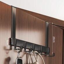 خطاطيف الباب بدون ثقب جديدة، شماعات للتعليق على الباب، رفوف تعليق الملابس المثبتة على الباب، ضرورية لتعليق الملابس. مثالية لتخزين وتنظيم غرفة النوم. - متعدد الألوان - مشاهدة 8